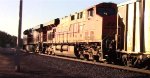 Early morning BNSF coal train